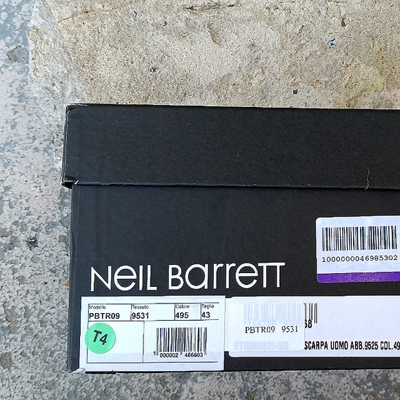 NIB. Neil Barrett Scarpa Uomo sneakers - Picture 12 of 14